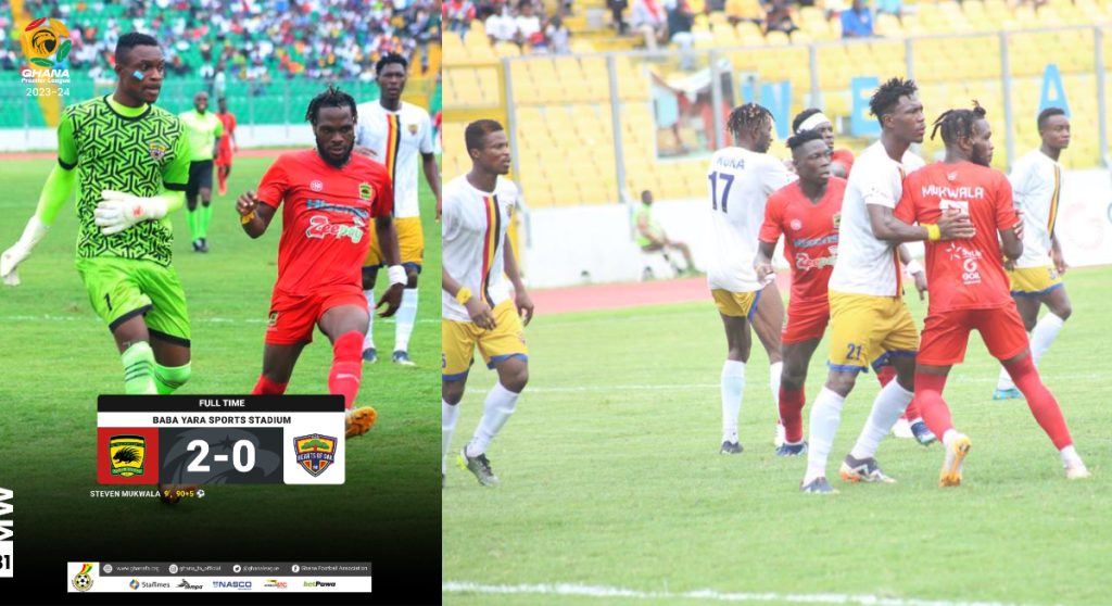 How Asante Kotoko Complete Double Over Rivals Hearts Of Oak With 2-0 Home Win