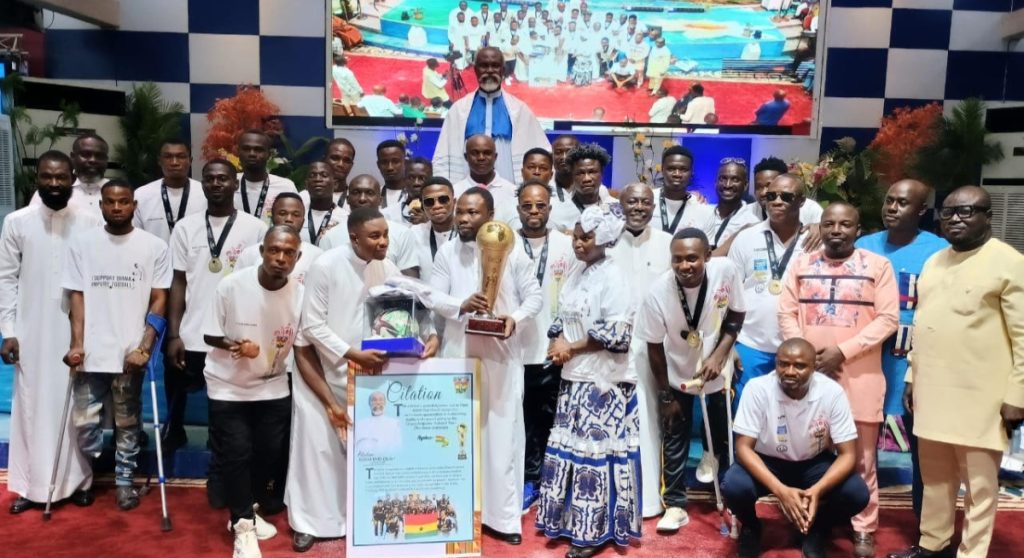 Black Challenge celebrates victory at Believers Worship Center.