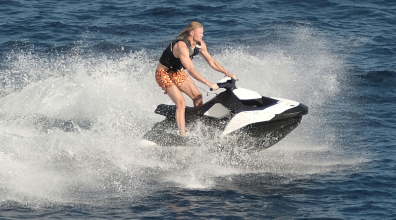 Man City star Erling Haaland unwinds on holiday in Ibiza with pals after record-breaking season