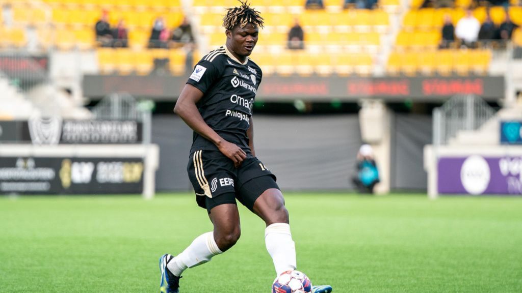 Ghana centre-back Terry Yegbe being chased by Brighton and Premier League clubs