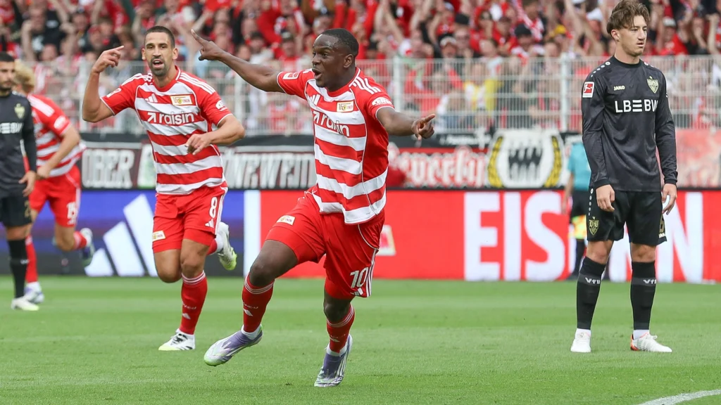 Ilyas Ansah scores in Union Berlin's defeat to Hoffenheim