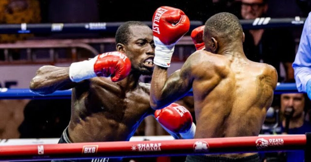 John Laryea Knocks Out Lazarus Namalambo at Bukom Boxing Arena
