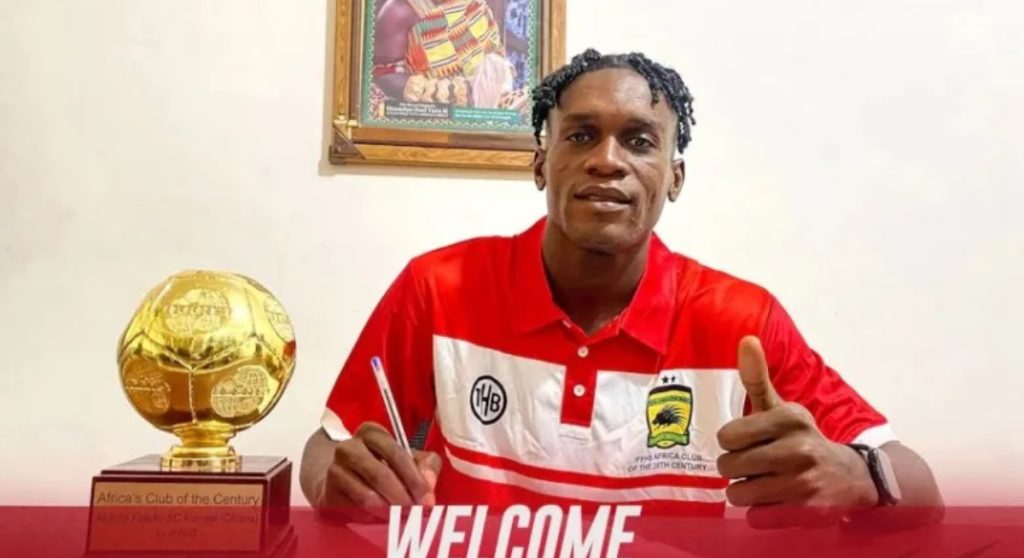 Ndongani Samba, a defender from Congo, joins Asante Kotoko