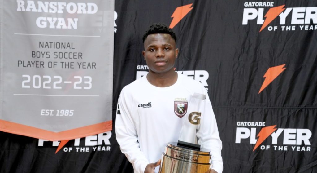 History: Ransford Gyan Wins High School Player of the Year in USA Back-to-Back