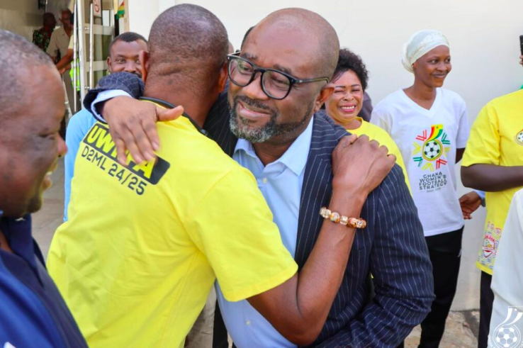 President Kurt Edwin Simeon- Okraku arrives in Wa to begin four-day Northern football engagement tour