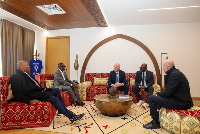 GFA President Kurt Okraku joins CAF &amp; FIFA leadership in strategic visit to FIFA Office in Rabat